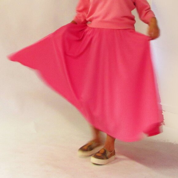 Full midi vintage skirt, waist 32" - Picture 3 of 4